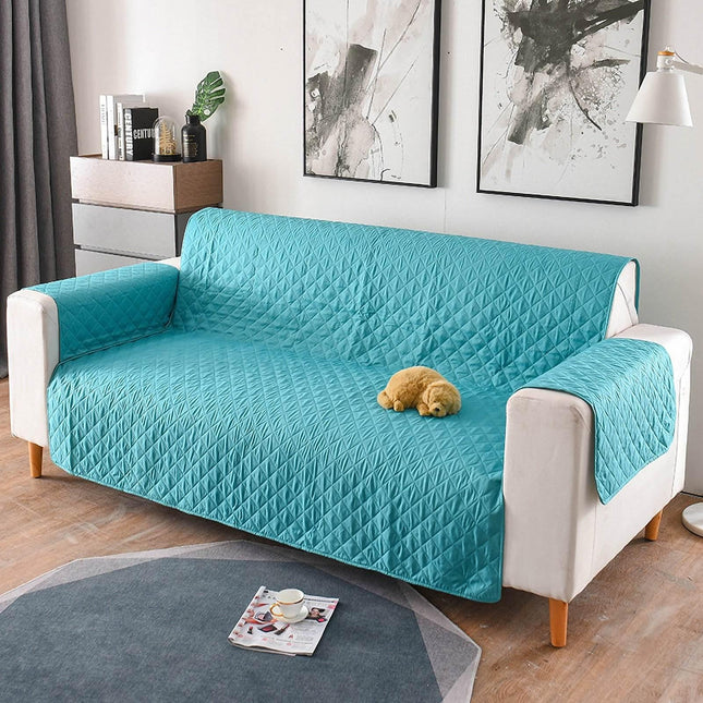 Sofa Cover Quilted Couch Covers Lounge Pet Protector Slipcovers Teal Splendid&Co.
