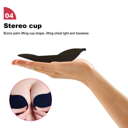Strapless Backless Invisible Bra Push Up Stick On Silicone Lingerie Splendid&Co.