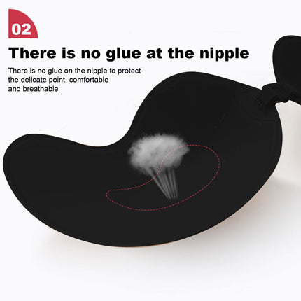 Strapless Backless Invisible Bra Push Up Stick On Silicone Lingerie Splendid&Co.