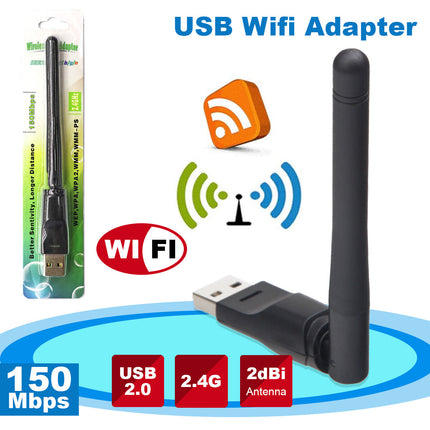 USB WiFi Adapter Wireless Network Card 150Mbps PC Splendid&Co.