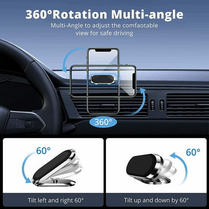 Universal Magnetic Car Phone Holder Dashboard Mount Stand Black Splendid&Co.