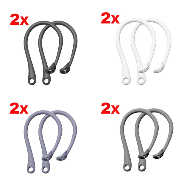 2 Pairs Ear Hooks Anti Lost Secure AirPods 2 2nd 3rd Pro Generation Holder Loops