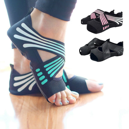 Women Non-Slip Toeless Yoga Shoes Training Dancing Black Splendid&Co.