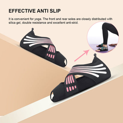 Women Non-Slip Toeless Yoga Shoes Training Dancing Pink Splendid&Co.