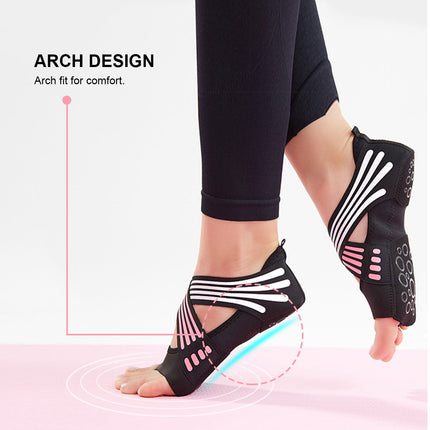 Women Non-Slip Toeless Yoga Shoes Training Dancing Pink Splendid&Co.