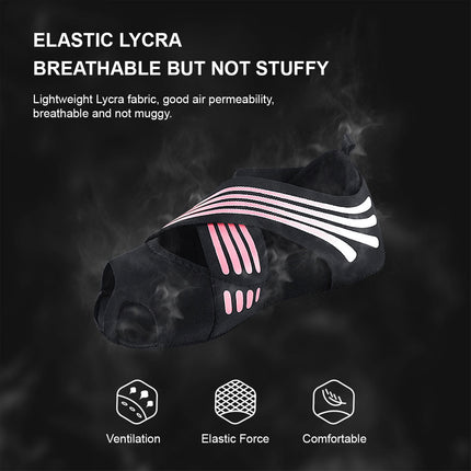 Women Non-Slip Toeless Yoga Shoes Training Dancing Pink Splendid&Co.