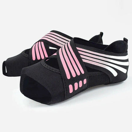 Women Non-Slip Toeless Yoga Shoes Training Dancing Pink Splendid&Co.