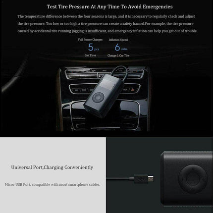 Xiaomi Portable Electric Air Compressor Pump 1S Black BHR5127CN Splendid&Co.