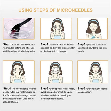 ZGTS Titanium Microneedle Derma Roller Splendid&Co.