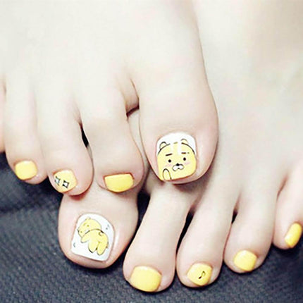 Acrylic Press On Self Adhesive Toenail Manicure 24pc - Image 10