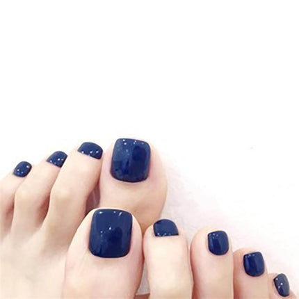 Acrylic Press On Self Adhesive Toenail Manicure 24pc - Image 2