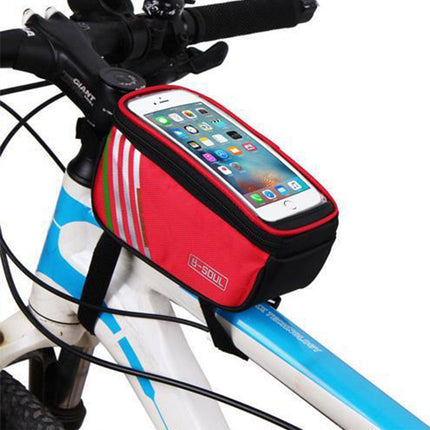 Bicycle Front Frame Tube Bag Bike Phone Holder - Image 2
