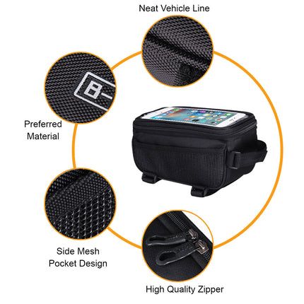 Bicycle Front Frame Tube Bag Bike Phone Holder - Image 6