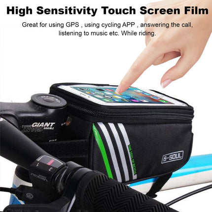 Bicycle Front Frame Tube Bag Bike Phone Holder - Image 8