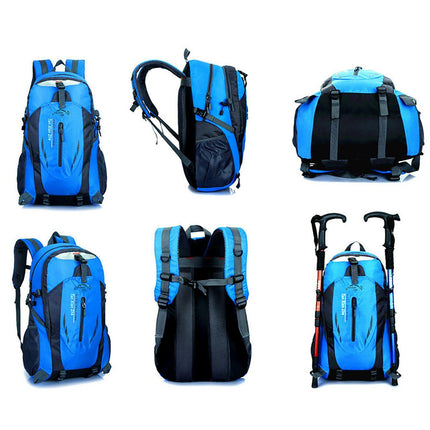 Black 30L Waterproof Hiking Camping Bag - Image 5