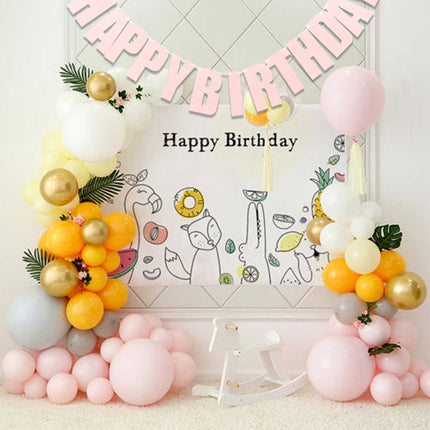 Blue Birthday Colourful Letters Banner - Image 4