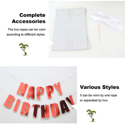 Blue Birthday Colourful Letters Banner - Image 6