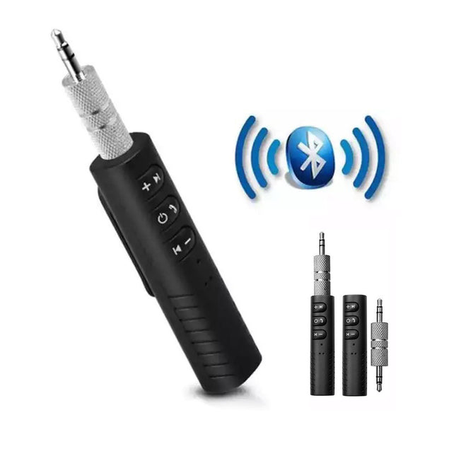 Wireless Bluetooth AUX Audio Music Receiver Car Adapter
