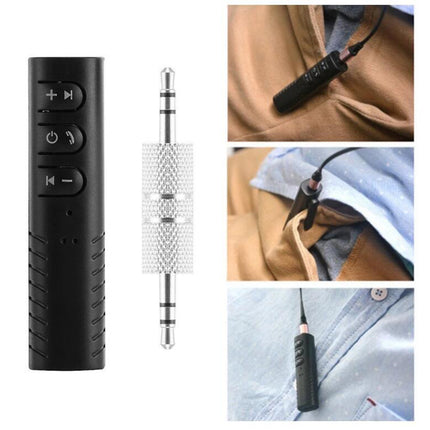 Wireless Bluetooth AUX Audio Music Receiver Car Adapter