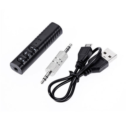 Wireless Bluetooth AUX Audio Music Receiver Car Adapter