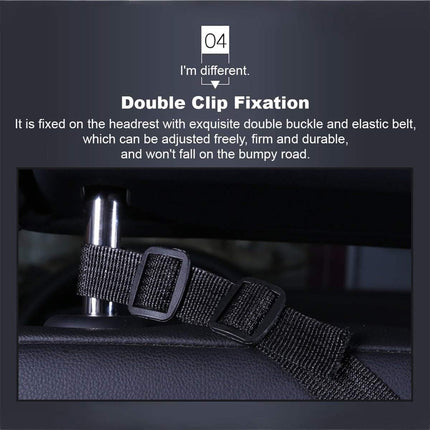 Car Seat Back Mesh Organiser Red - Image 4