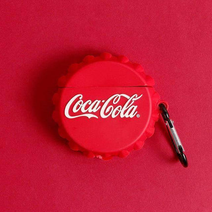 Cartoon Design Airpods Case - Cola Cap - Image 3