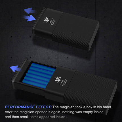 Magic Cigarette Tobacco Case Disappear Cigar Pocket Slim Pouch Holder Box