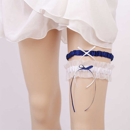 Deluxe Wedding Bridal Garter Set - Image 8