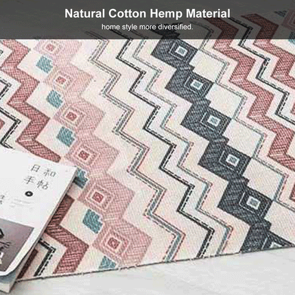 Graffiti Retro Bohemian Tassel Knitted Floor Carpet Mat - Image 7