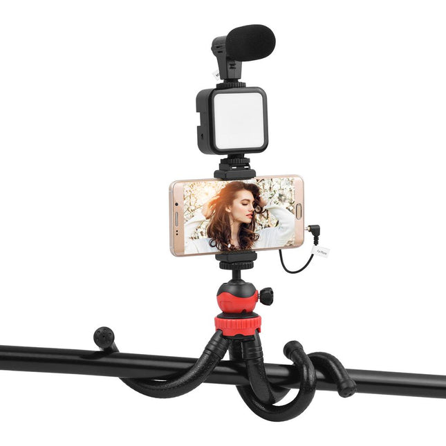 Jumpflash 04LM Mobile Phone Vlogging Selfie Stand Kit With Gorilla Tripod - Image 1