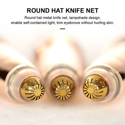 LED Light Electric Eyebrow Trimmer Cutter Head Blade - Image 10