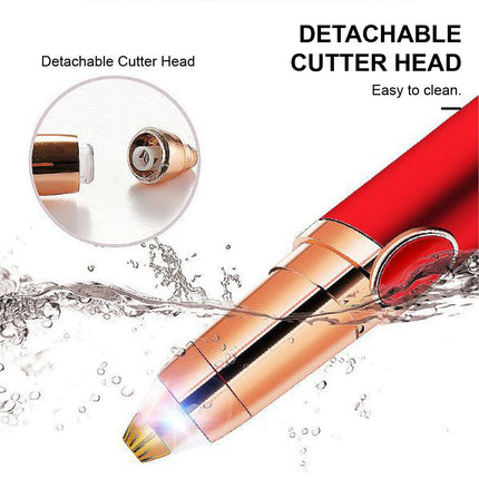 LED Light Electric Eyebrow Trimmer Cutter Head Blade - Image 8