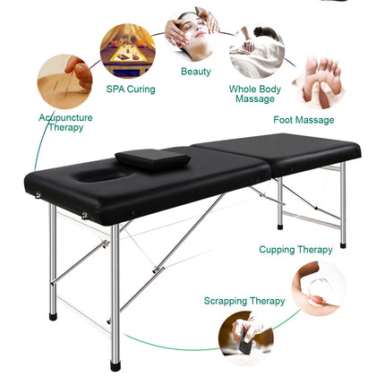 Massage Table Portable Aluminium Massage Bed Therapy Folding