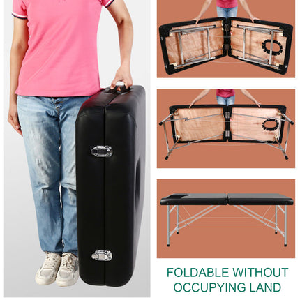 Massage Table Portable Aluminium Massage Bed Therapy Folding
