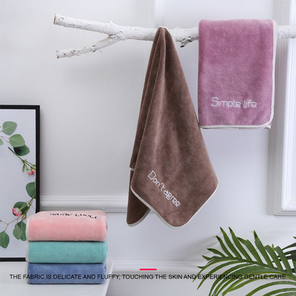 Microfiber Quick Dry Face Washer Towel Hair Dryer Bath Shower Hat 35 x 75cm - Image 5