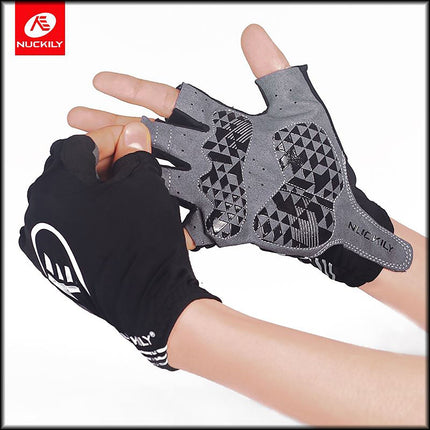 Nuckily Half Finger Cycling Gloves - Image 3