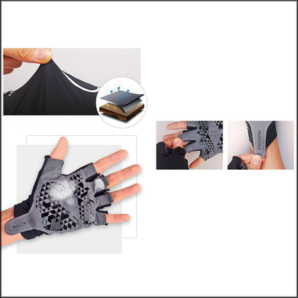 Nuckily Half Finger Cycling Gloves - Image 5