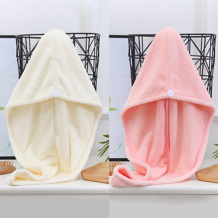 Quick Dry Coral Fleece Hair Towel - Image 8