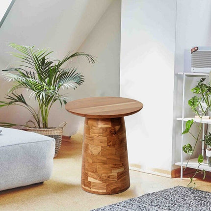 Modern Wooden Round Side Table Classic Coffee Table