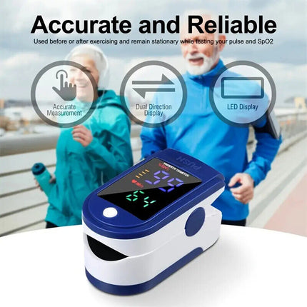 Portable Digital Finger Pulse Oximeter Blood Oxygen Saturation