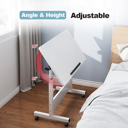 Adjustable Laptop Table Standing Foldable Desk Side Table