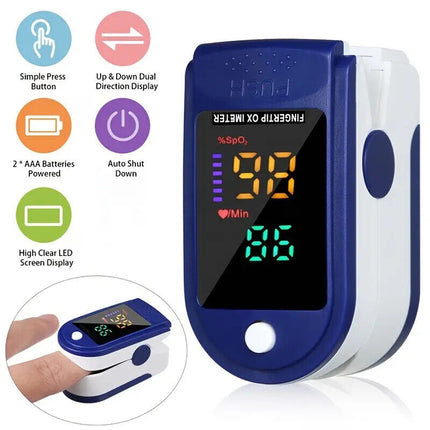 Portable Digital Finger Pulse Oximeter Blood Oxygen Saturation