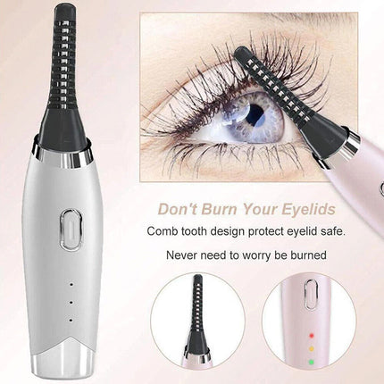 Electric Heated Eyelash Curler Long Lasting Tool