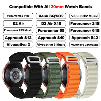 Garmin Watch 20mm Band Venu SQ 2 Vivoactive 3 Music Forerunner 245 645 Vivomove