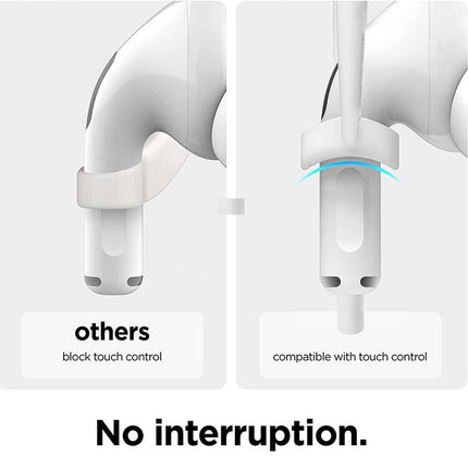 2 Pairs Ear Hooks Anti Lost Secure AirPods 2 2nd 3rd Pro Generation Holder Loops