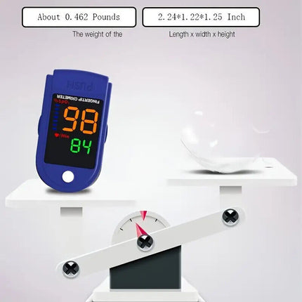 Portable Digital Finger Pulse Oximeter Blood Oxygen Saturation
