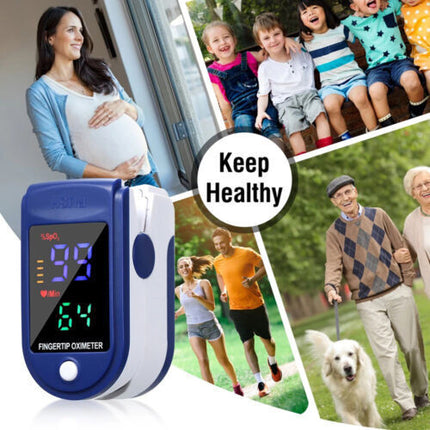 Portable Digital Finger Pulse Oximeter Blood Oxygen Saturation