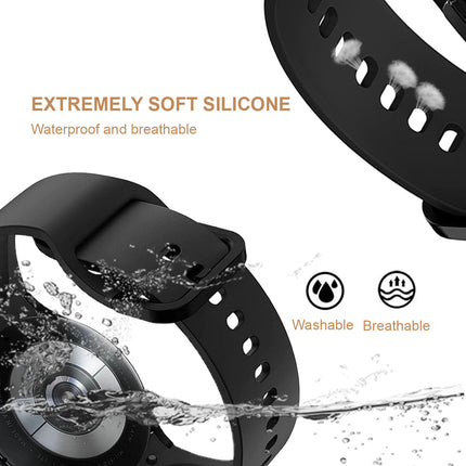 Samsung Galaxy Watch 7 4 5 6 Pro Classic 40 44 43 45 47 mm Silicone Replace Band - Image 3