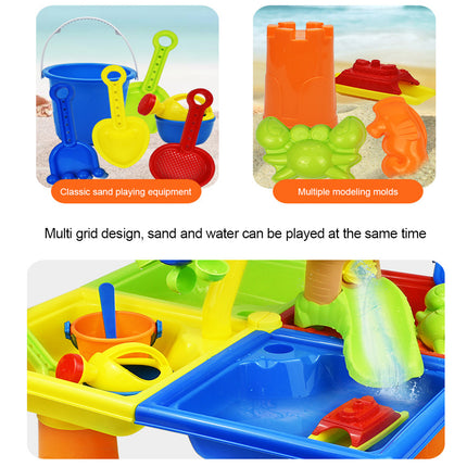 Sand and Water Table Kid Toddlers Beach Toys Outdoor Summer Play