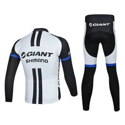 Sports Bicycle Bike Cycling Clothing Long Sleeve Jersey Long Pants Set - Image 5